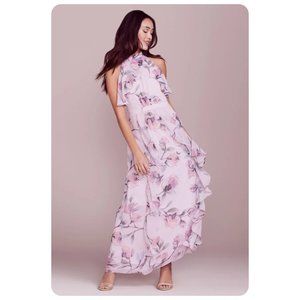 NWT LC Lauren Conrad Dress Up Shop Floral Sleeveless Magnoliah Blooms Dress